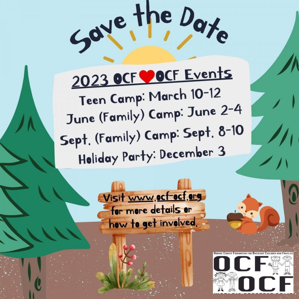 Save the Date 2023 OCF Events